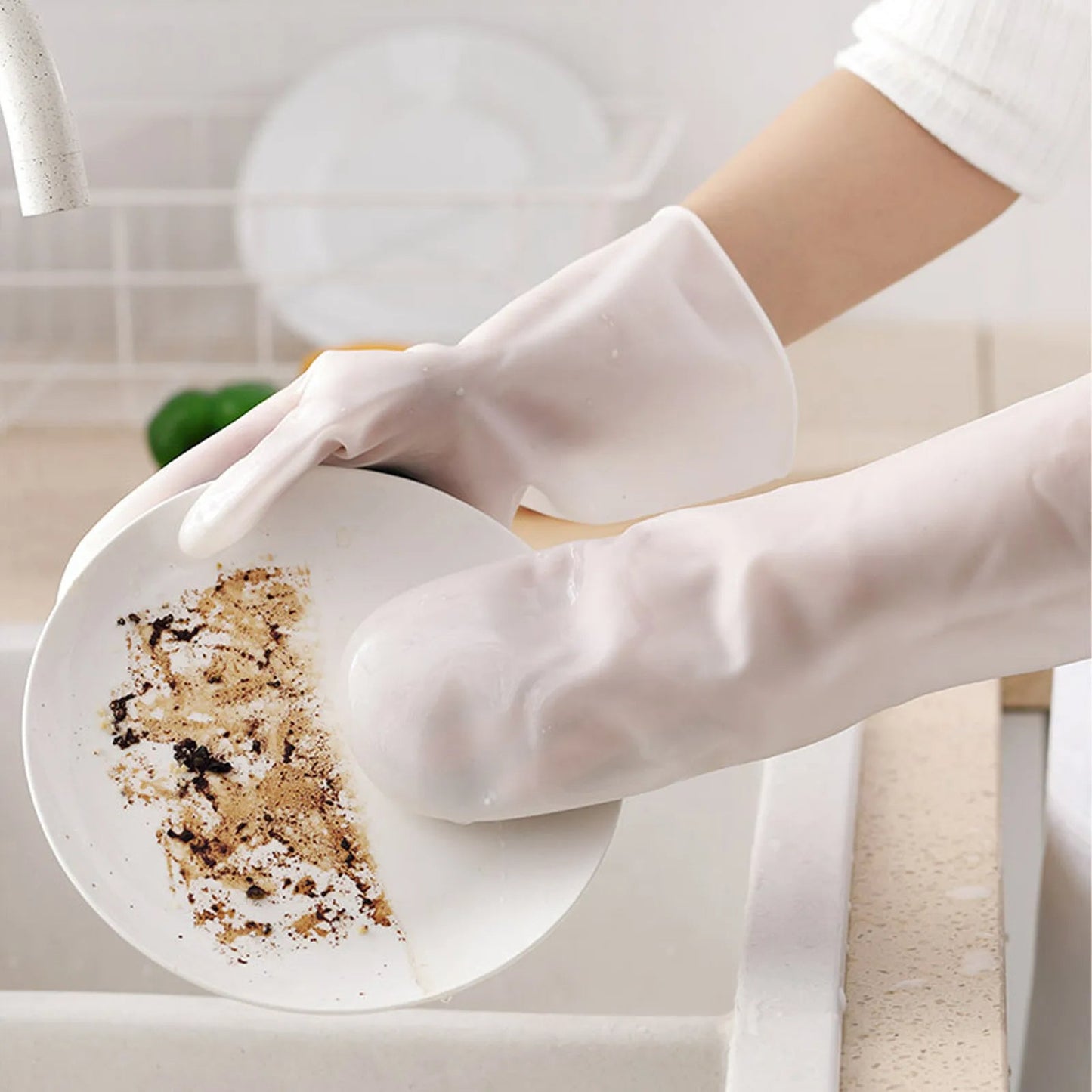 Silicone Dishwashing Gloves ( Imported )
