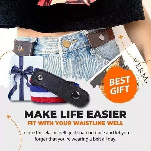 Unisex Buckle-free Invisible Elastic Waist Belts