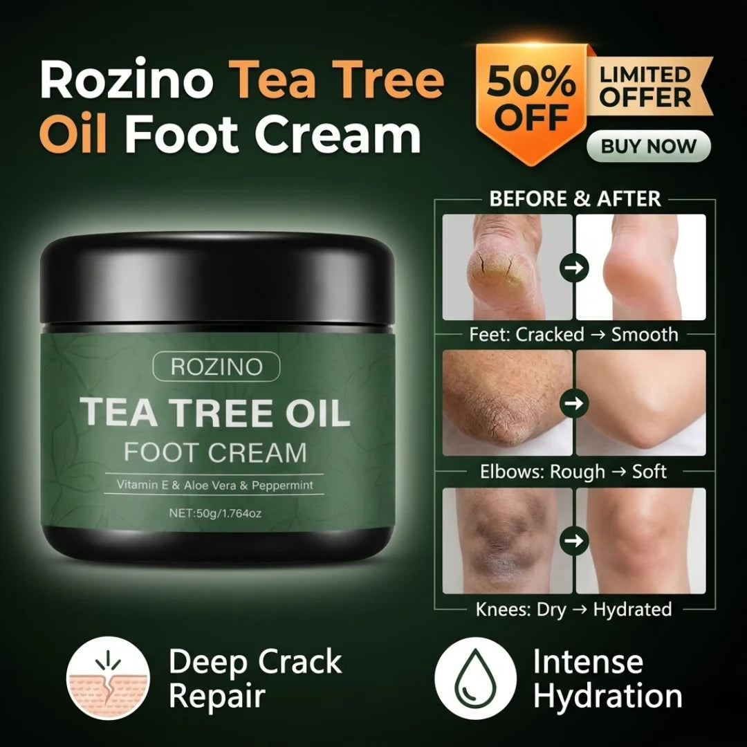 Soothing Aloe Vera & Tea Tree Foot Moisturizer Cream