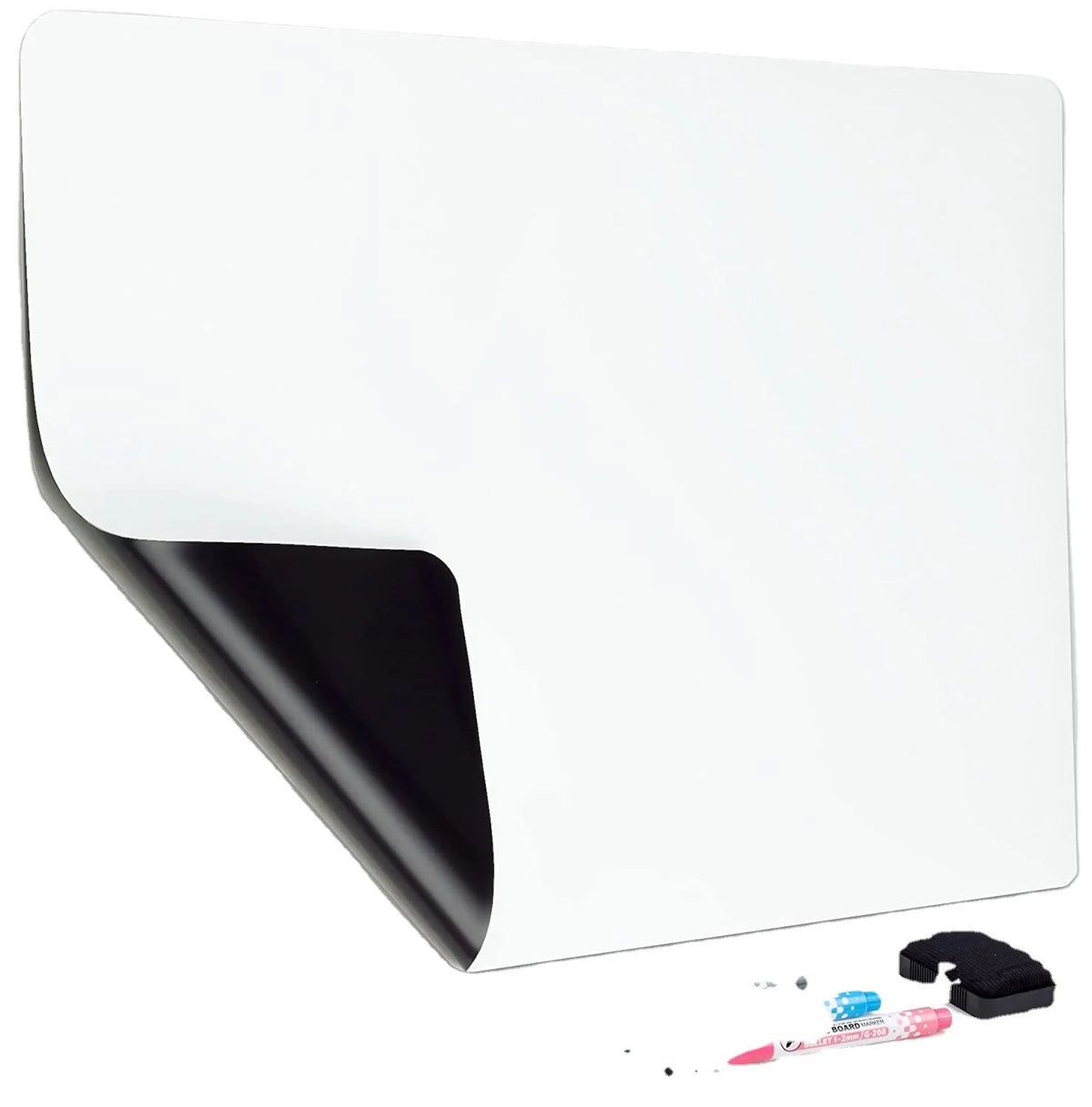 Magnetic Dry‑Erase Refrigerator Whiteboard Set