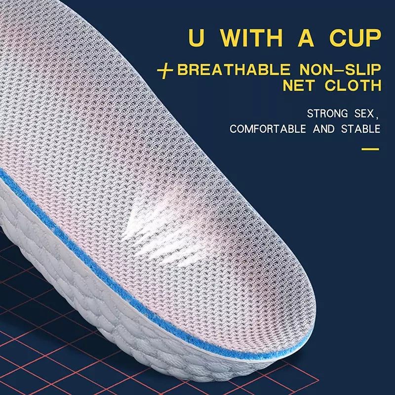 Anti Odour + Pain Relieving Height Increase Insoles