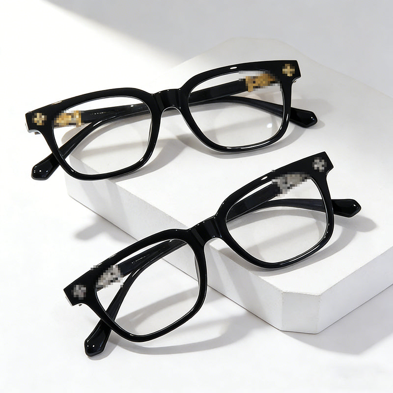 Unisex Rectangle Anti‑Blue Light Glasses Frame