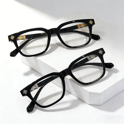 Unisex Rectangle Anti‑Blue Light Glasses Frame