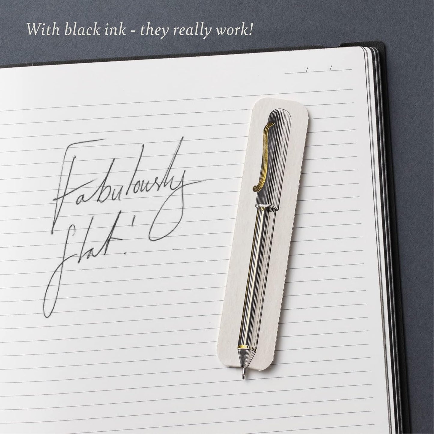 4 in 1 Flat Paper Pens