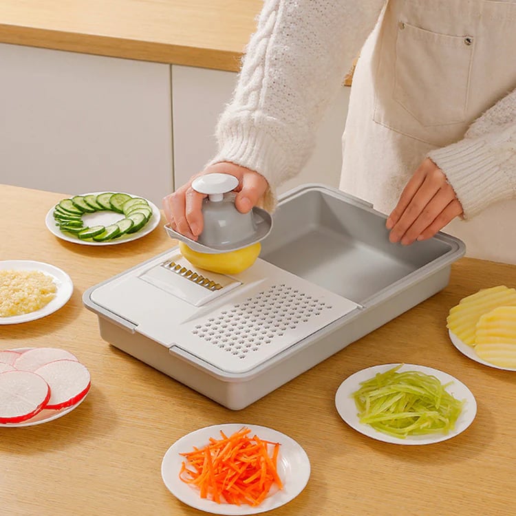 Multi-Functional Grater & Drainer Cutting Board