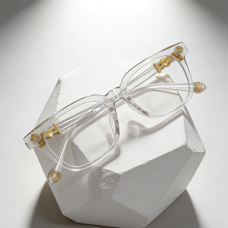 Unisex Rectangle Anti‑Blue Light Glasses Frame