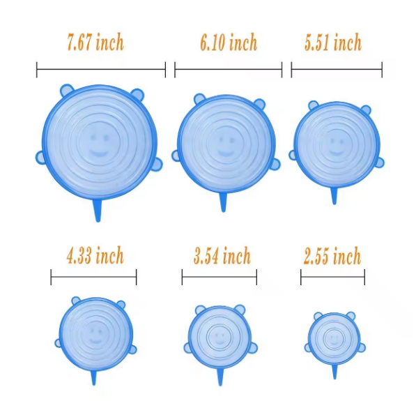 Silicone Fresh-Keeping Cover SET