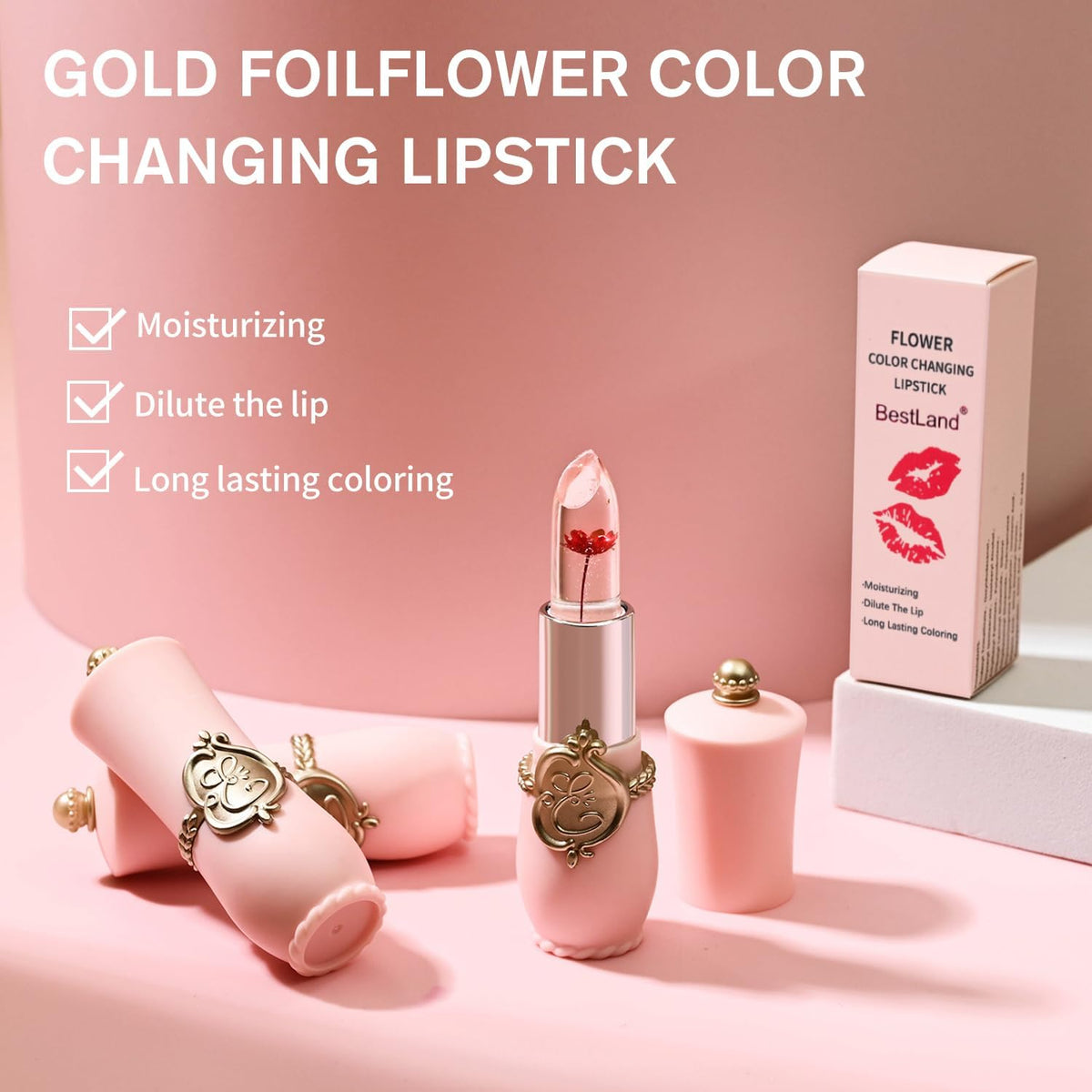 Crystal Changing Flower Jelly Lipstick