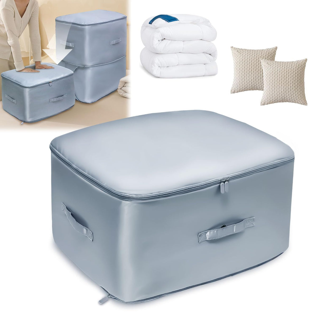 Space Saving Self Compression Organizer