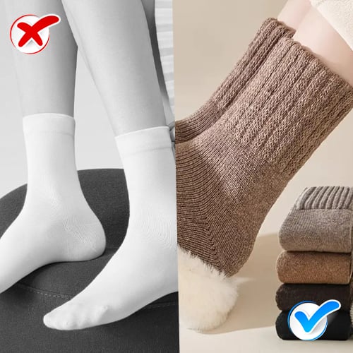 Universal Anti Smell + Rash Free Cotton Winter Socks