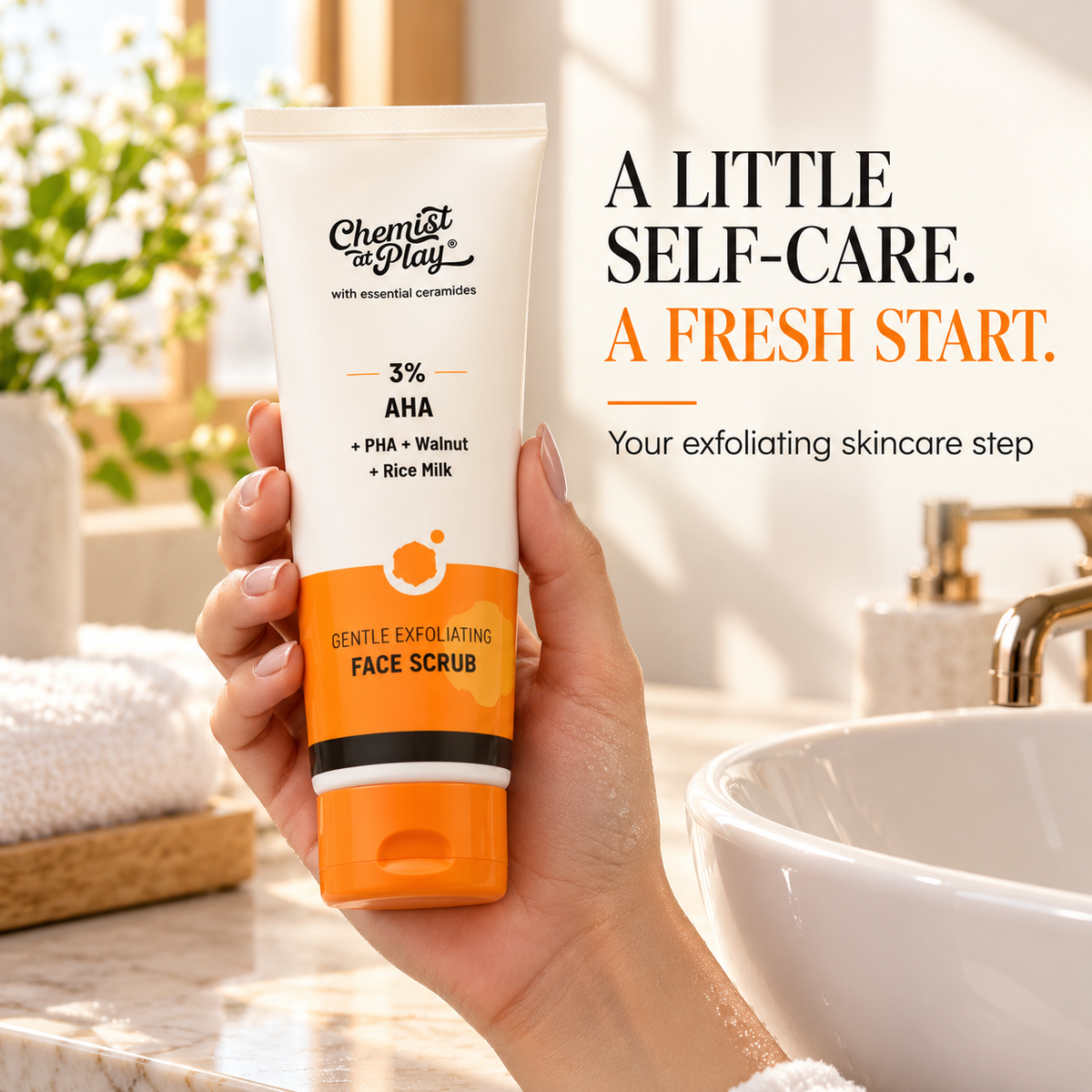Chemist At PLay® Gentle Exfoliating Face Scrub ( 100% ✅ FDA Approved )