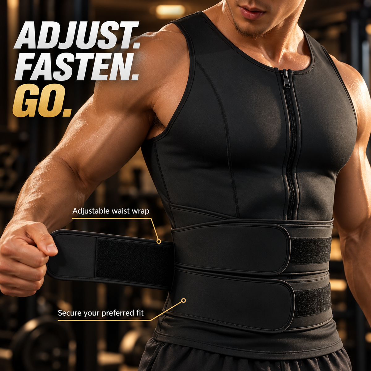 MenBody Shaper  ® Men’s Adjustable Shaping Vest