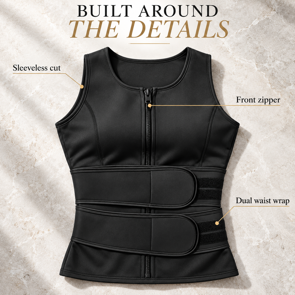 MenBody Shaper  ® Men’s Adjustable Shaping Vest