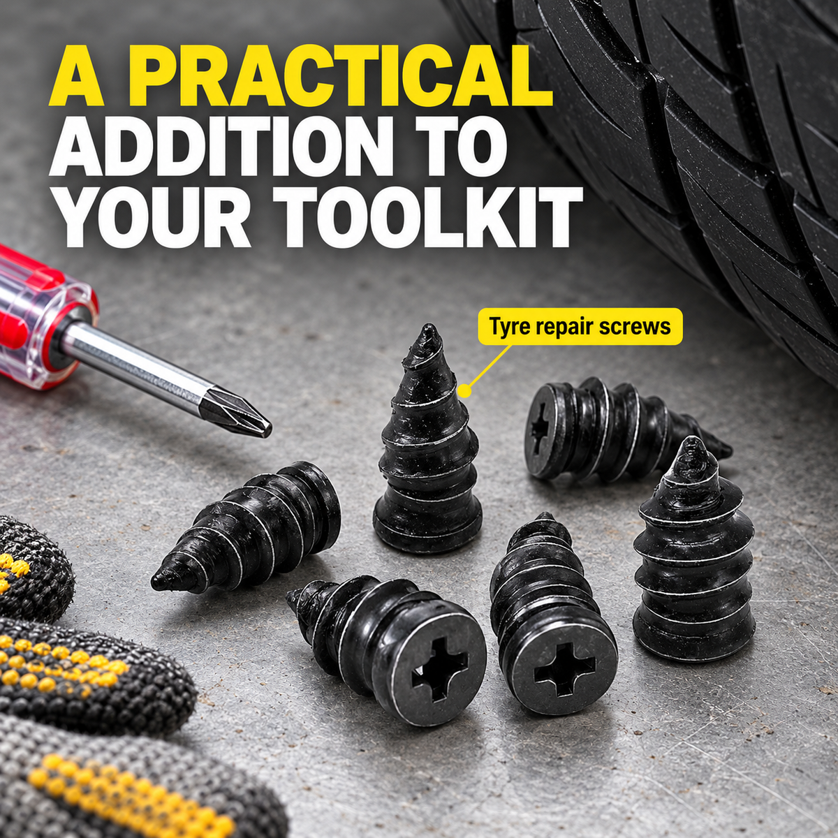 Self Sealing Tyre Repairing Screw™