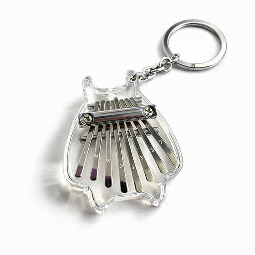 8 Key exquisite Finger Thumb Piano Keychain