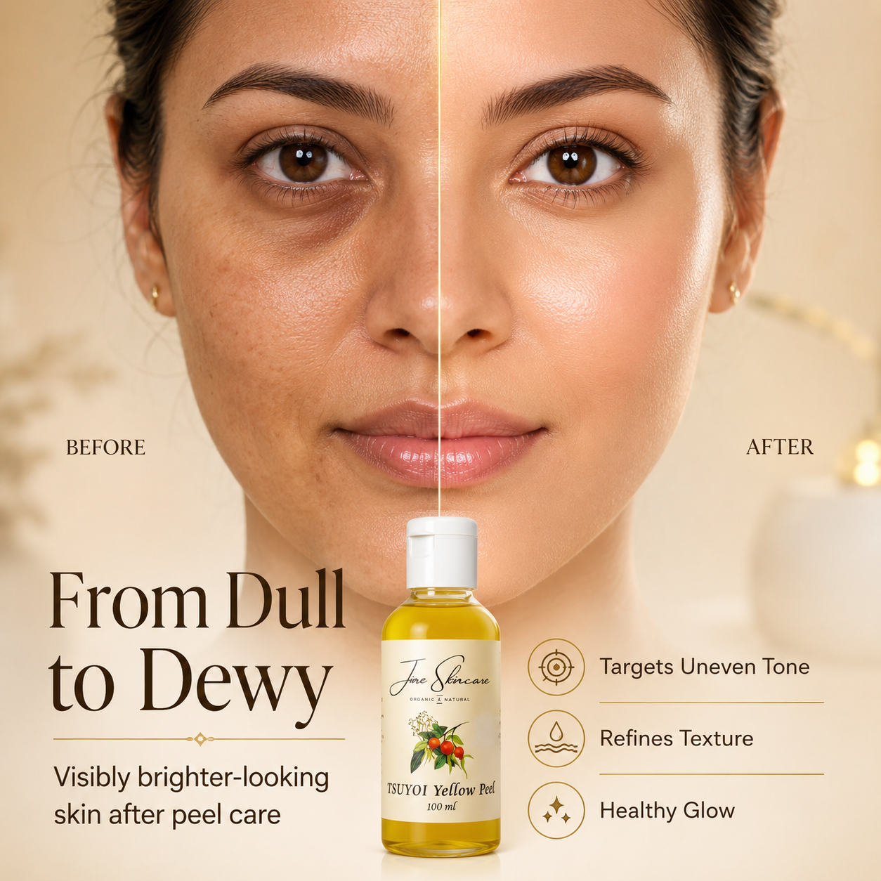 Yellow Skin Brightening Peel - 30 Sec Formula