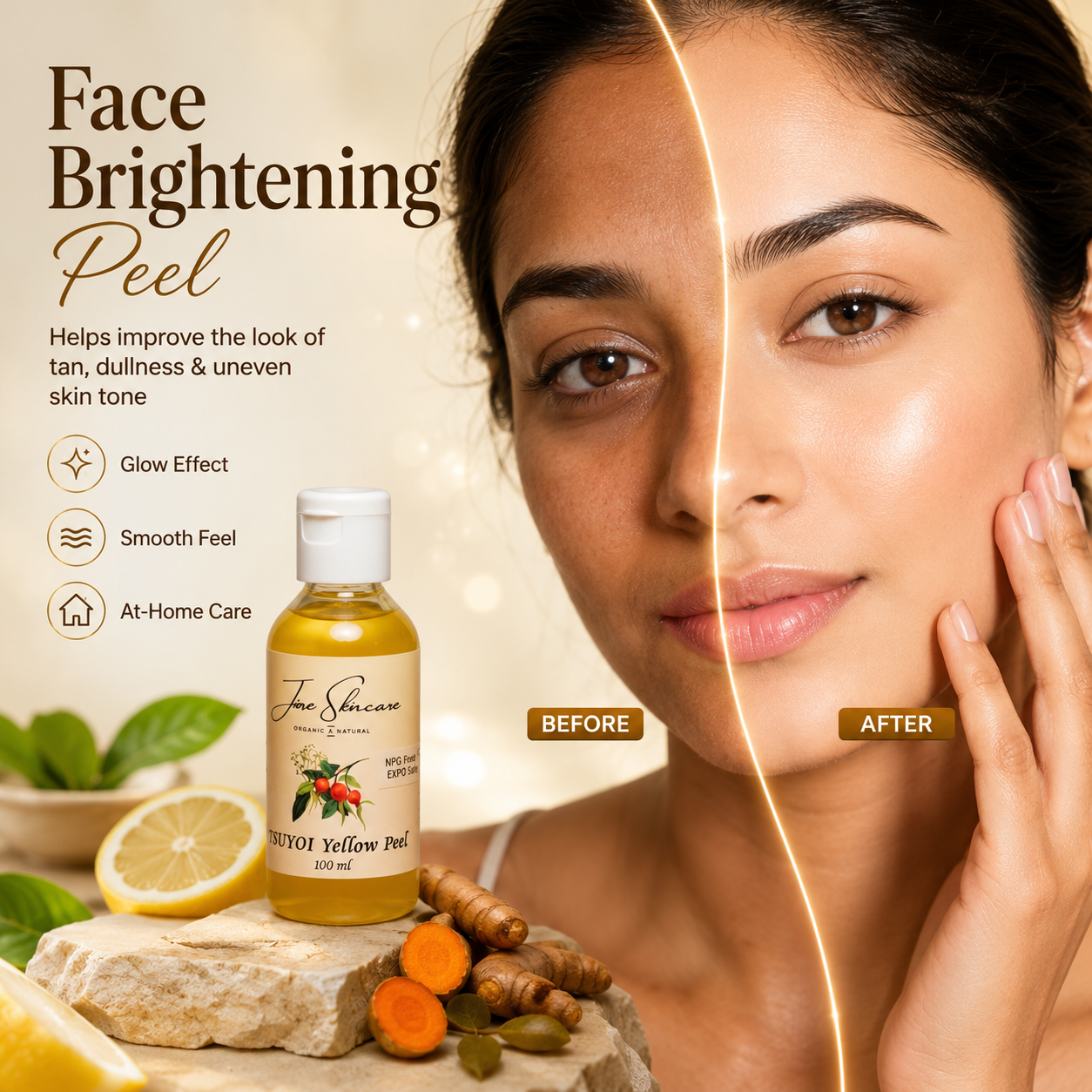 Yellow Skin Brightening Peel - 30 Sec Formula