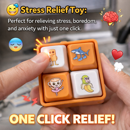 Talking Button Toy – Sound & Light Interactive Keychain