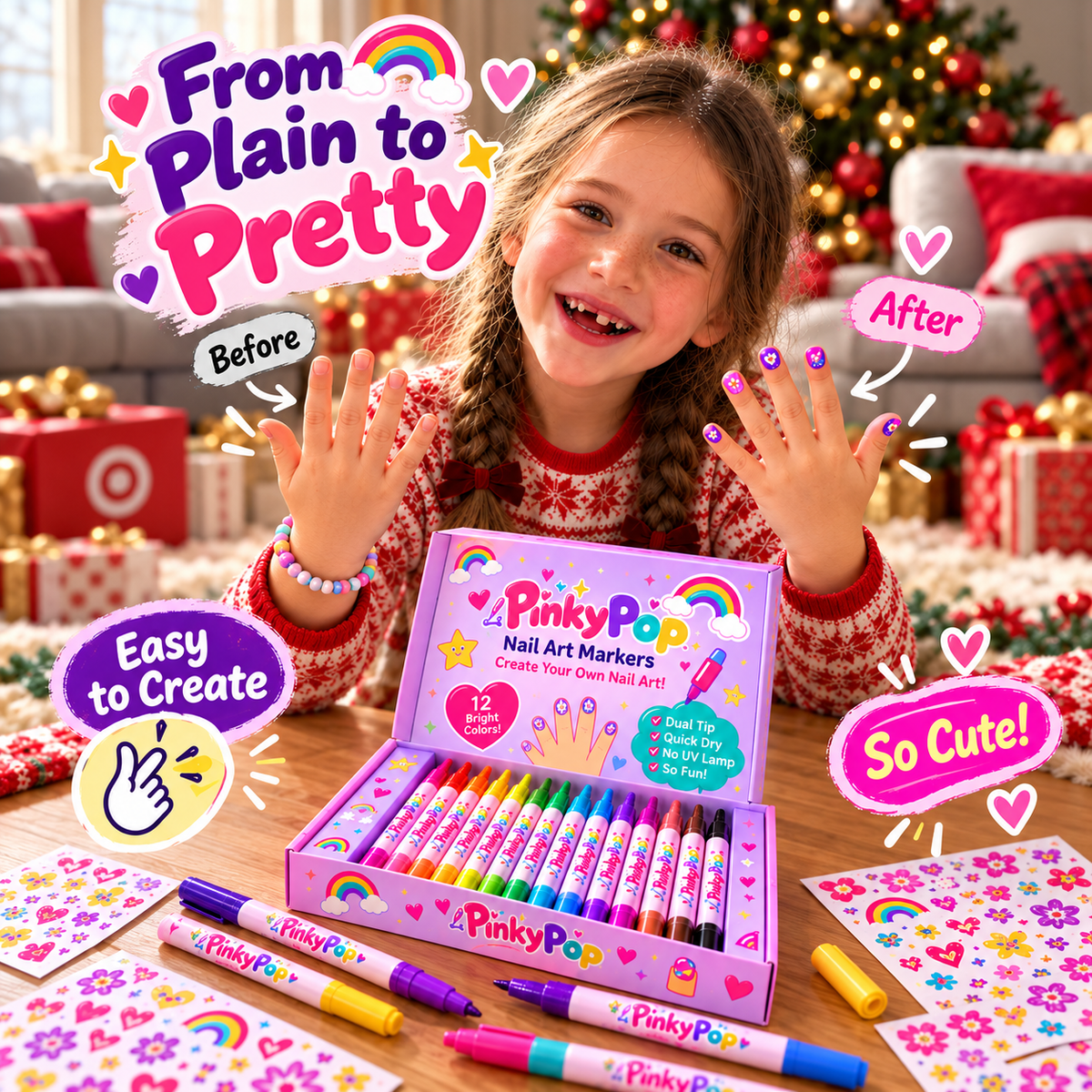PinkyPop Kids Nail Art Markers
