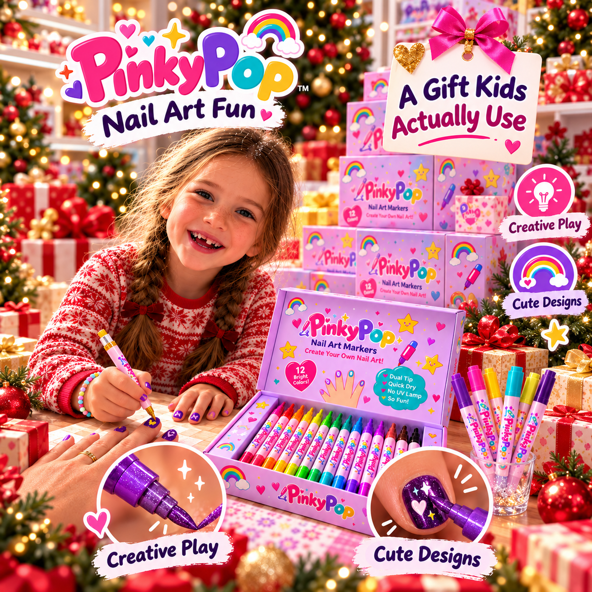PinkyPop Kids Nail Art Markers