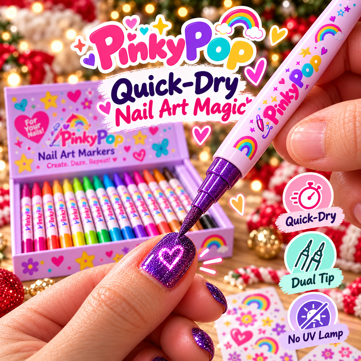 PinkyPop Kids Nail Art Markers