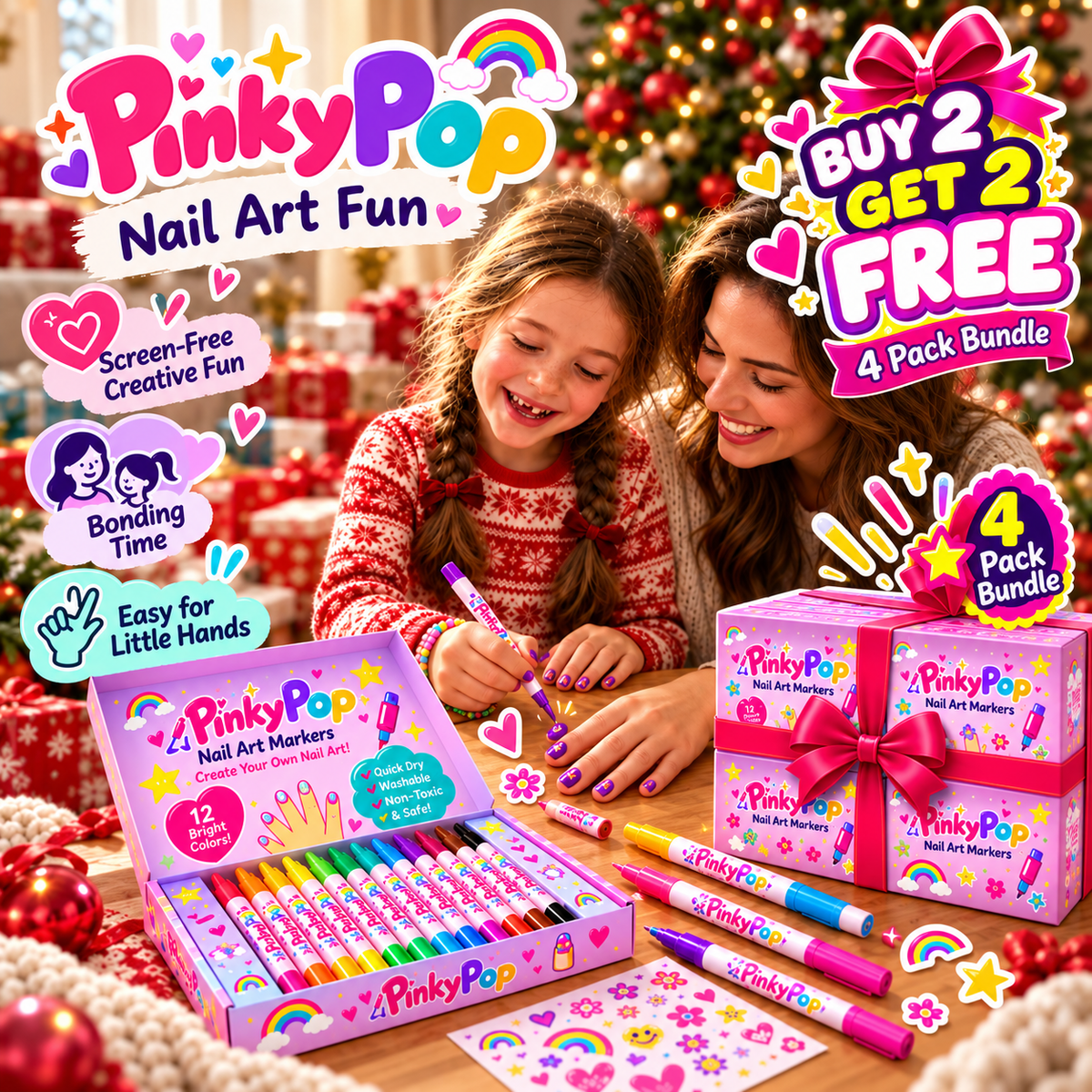 PinkyPop Kids Nail Art Markers