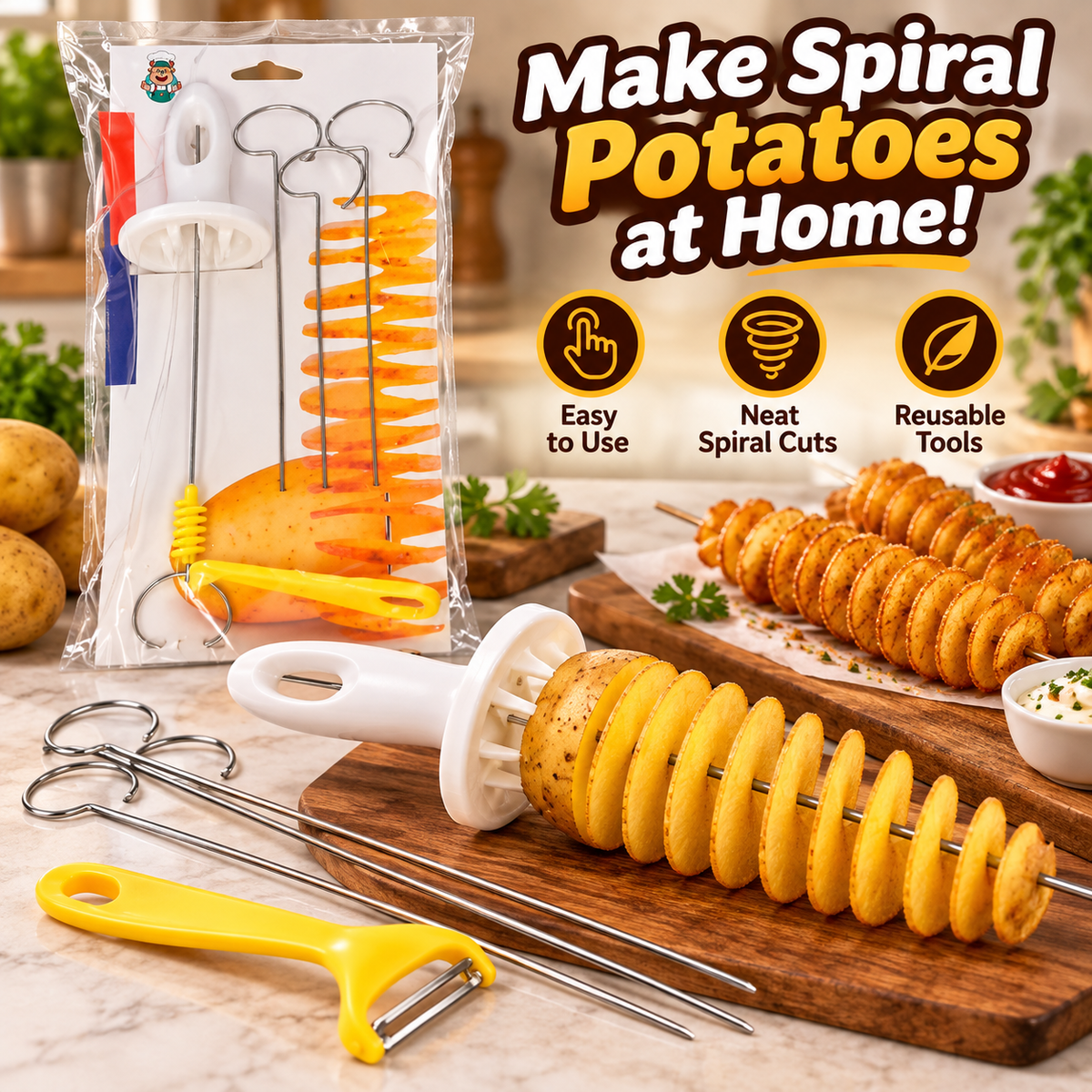 SpiralChef™- Potato Peeler 🍟