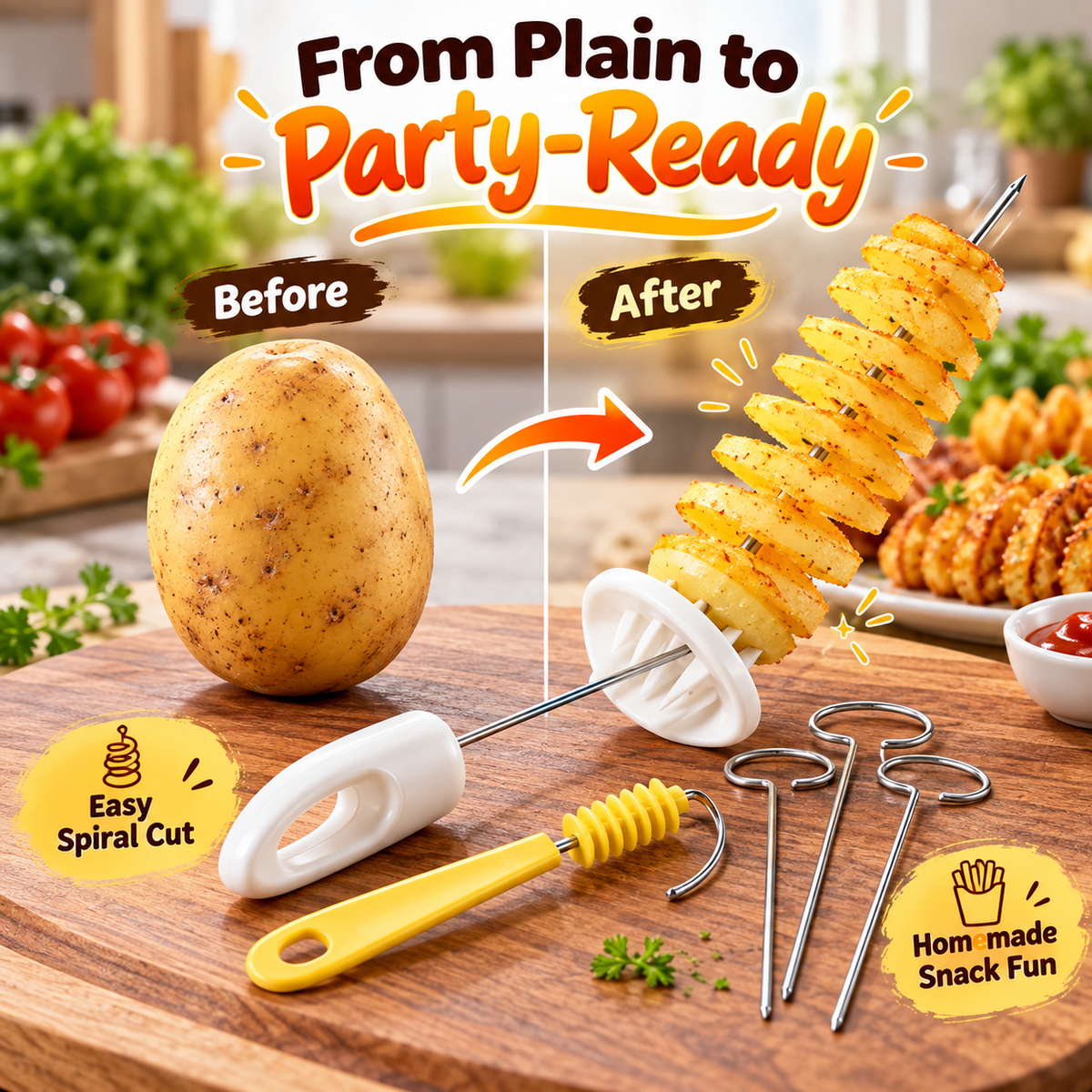 SpiralChef™- Potato Peeler 🍟