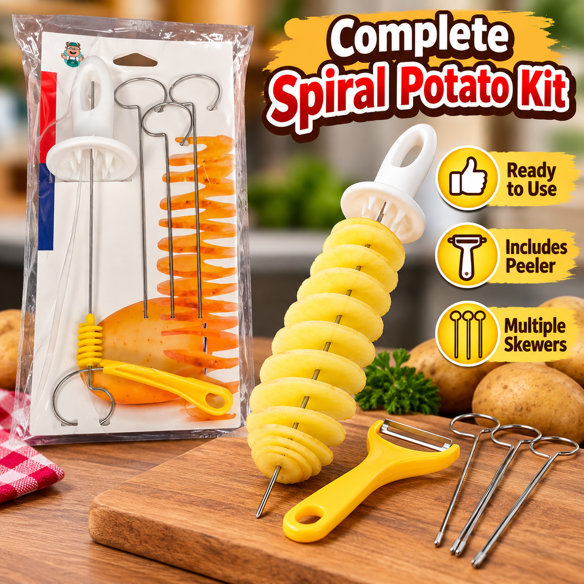 SpiralChef™- Potato Peeler 🍟