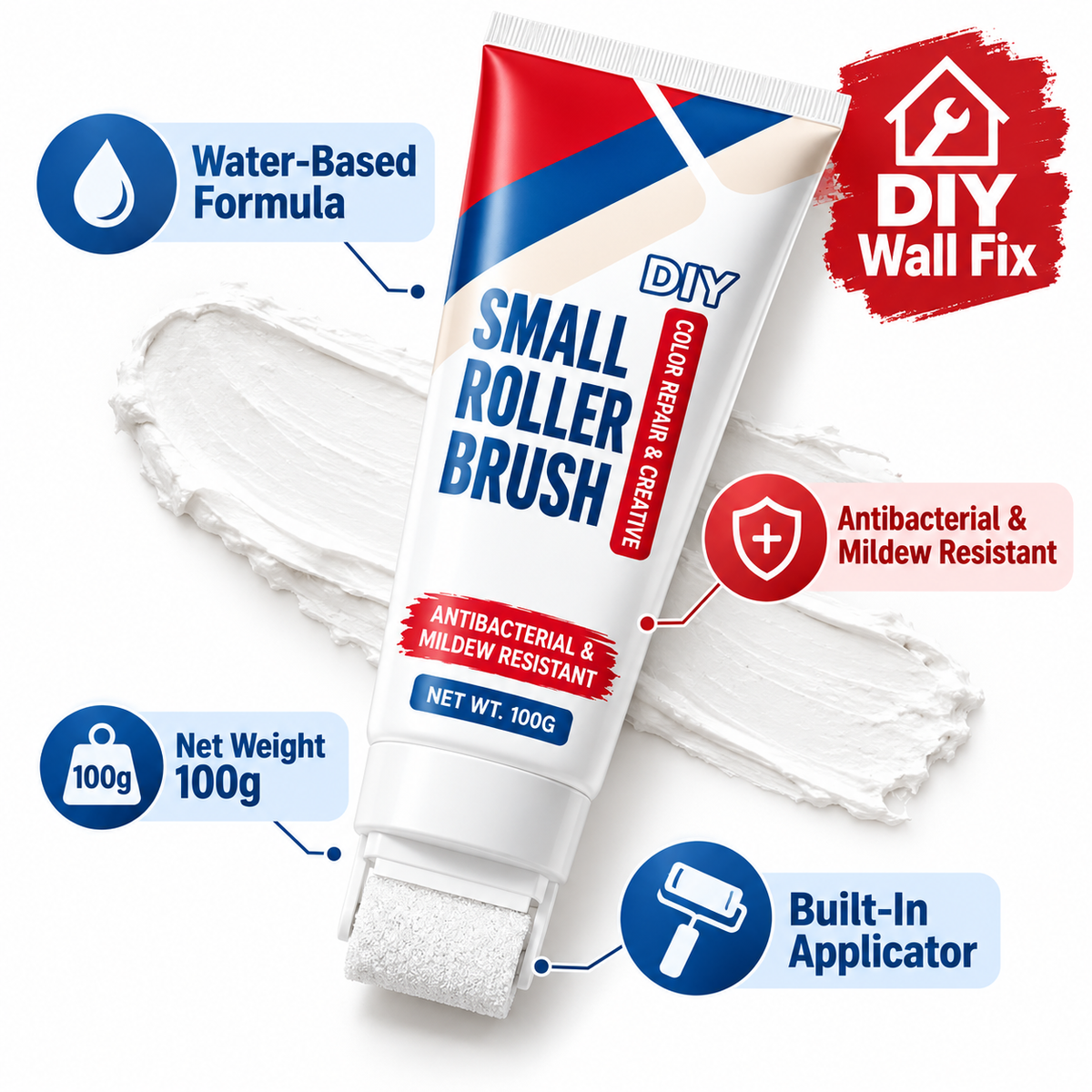 WallFix Pro™ – Instant Wall Repair Roller