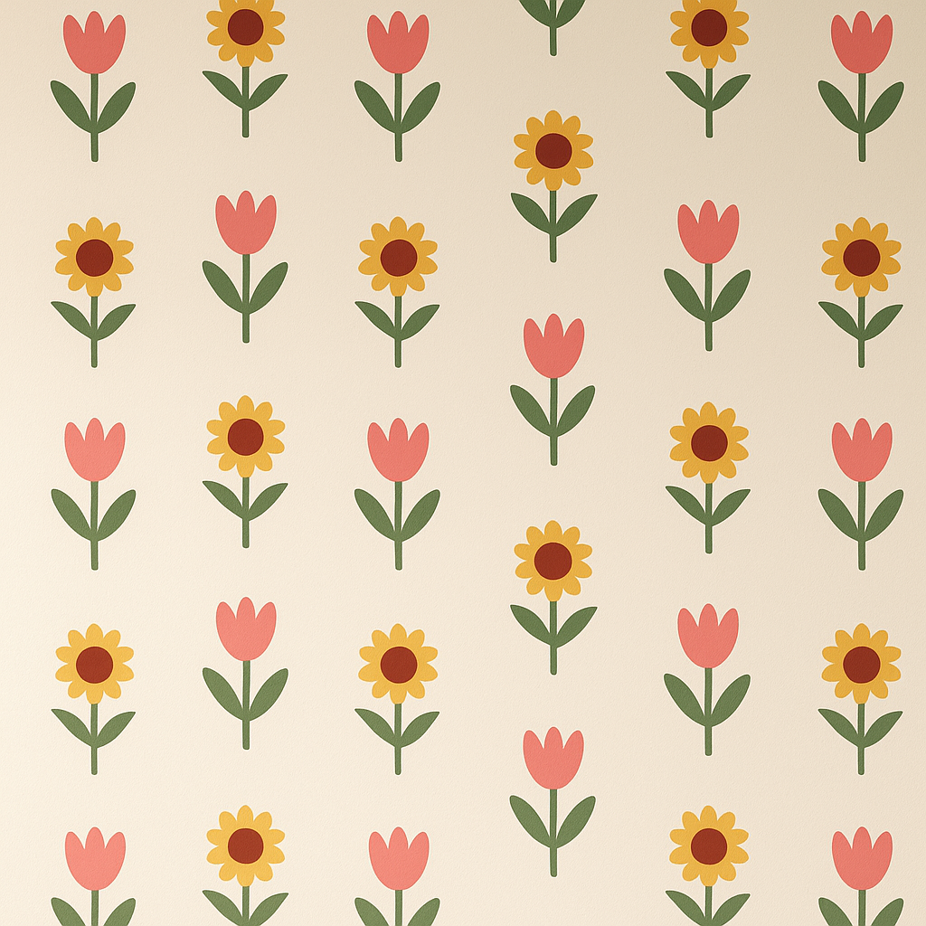 DIY High Quality Tulip & Sunflower Wall Stickers™