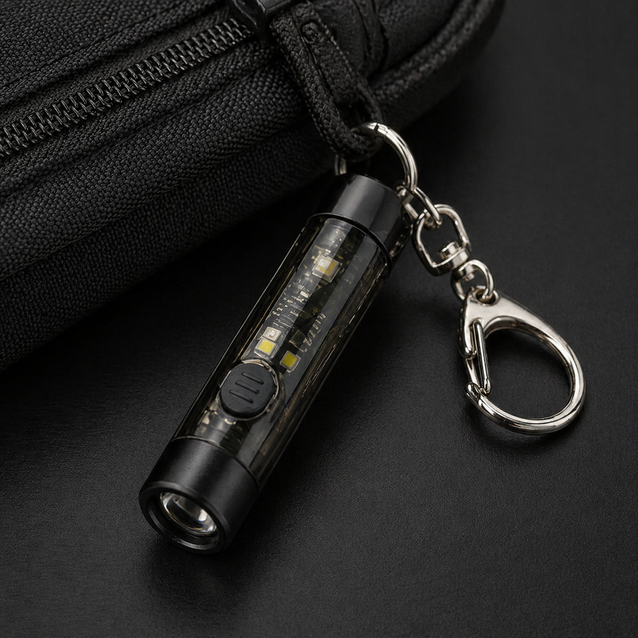 6 in 1 Mini Flashlight Keychain – Compact LED Light