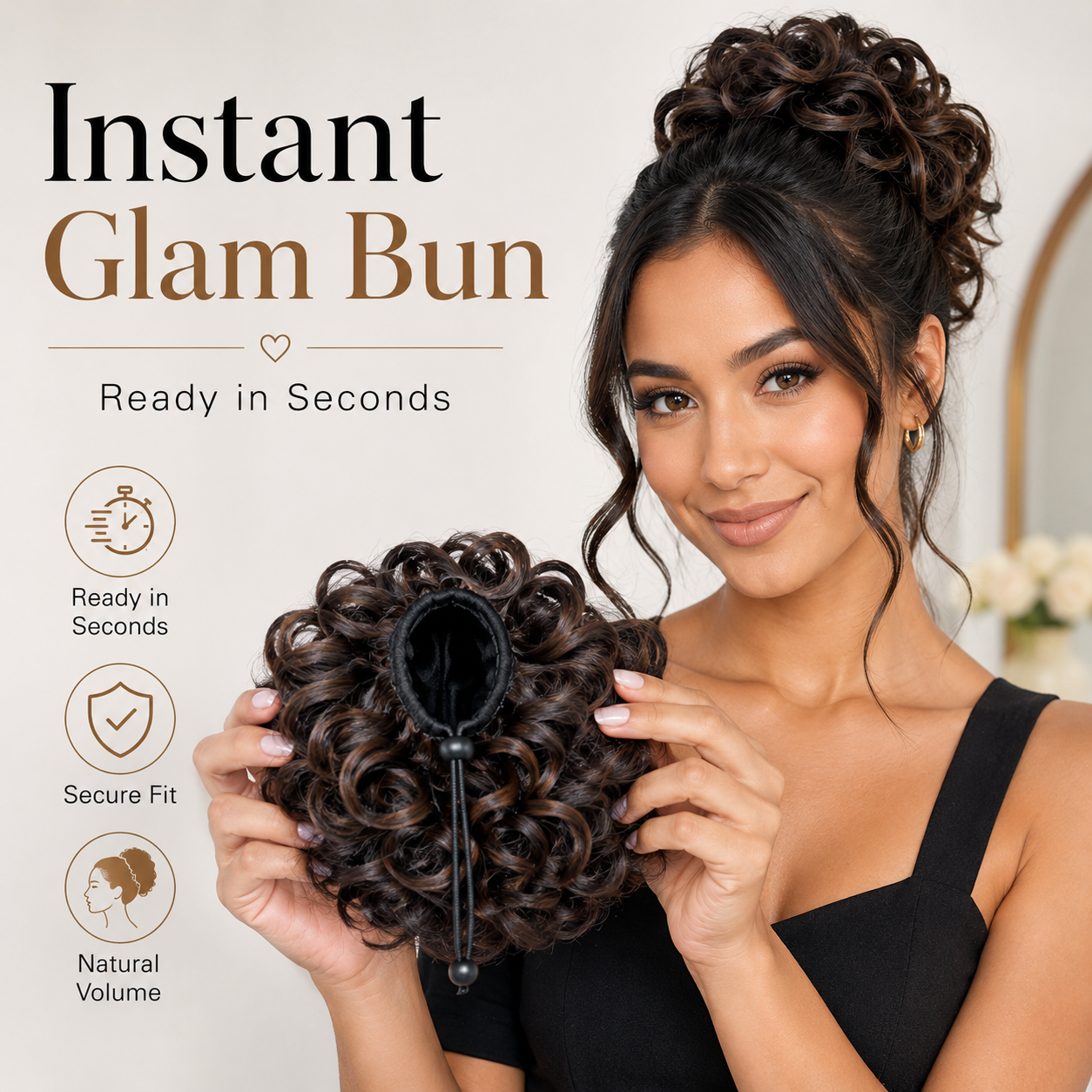Curl Up Bun™ Messy Bun Hair Volumizer