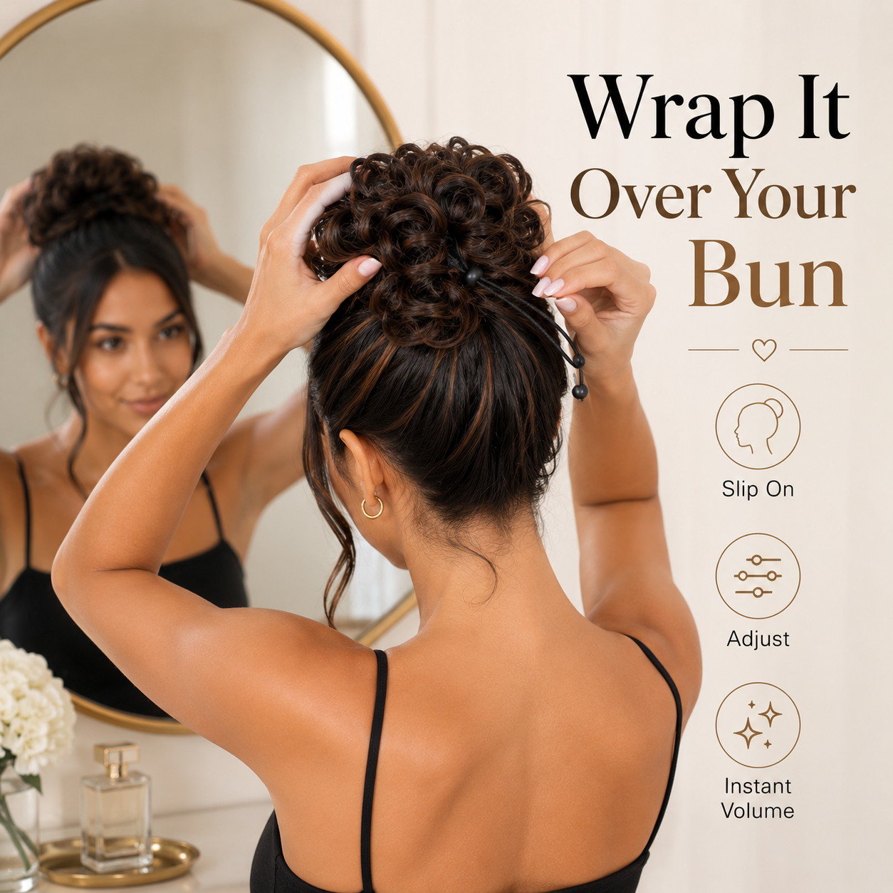 Curl Up Bun™ Messy Bun Hair Volumizer