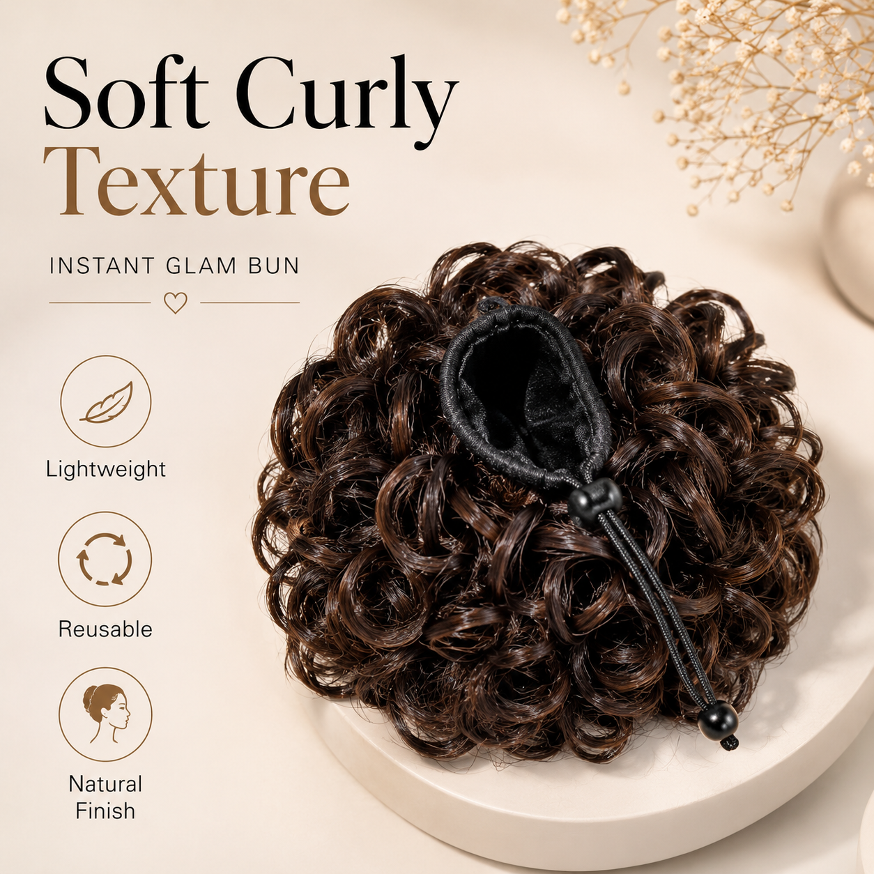 Curl Up Bun™ Messy Bun Hair Volumizer