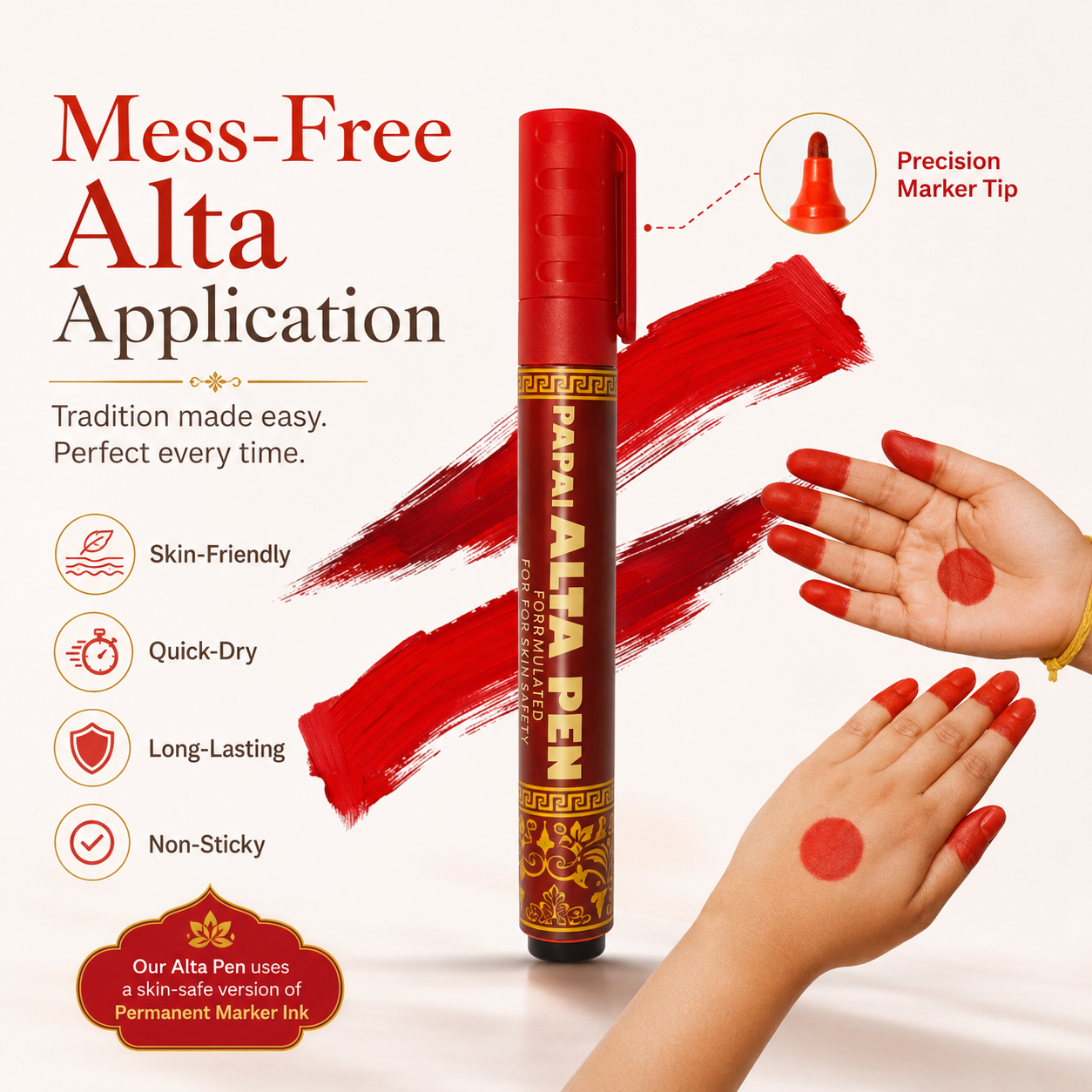 Mehndi Waterproof & Permanent Marker