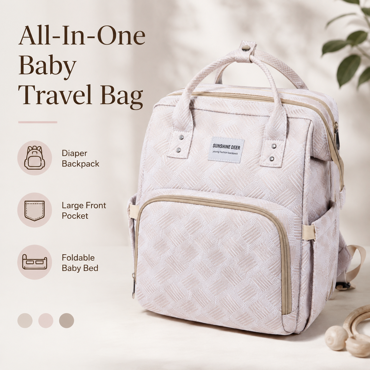 SmartMom™ Foldable Baby Care Bag