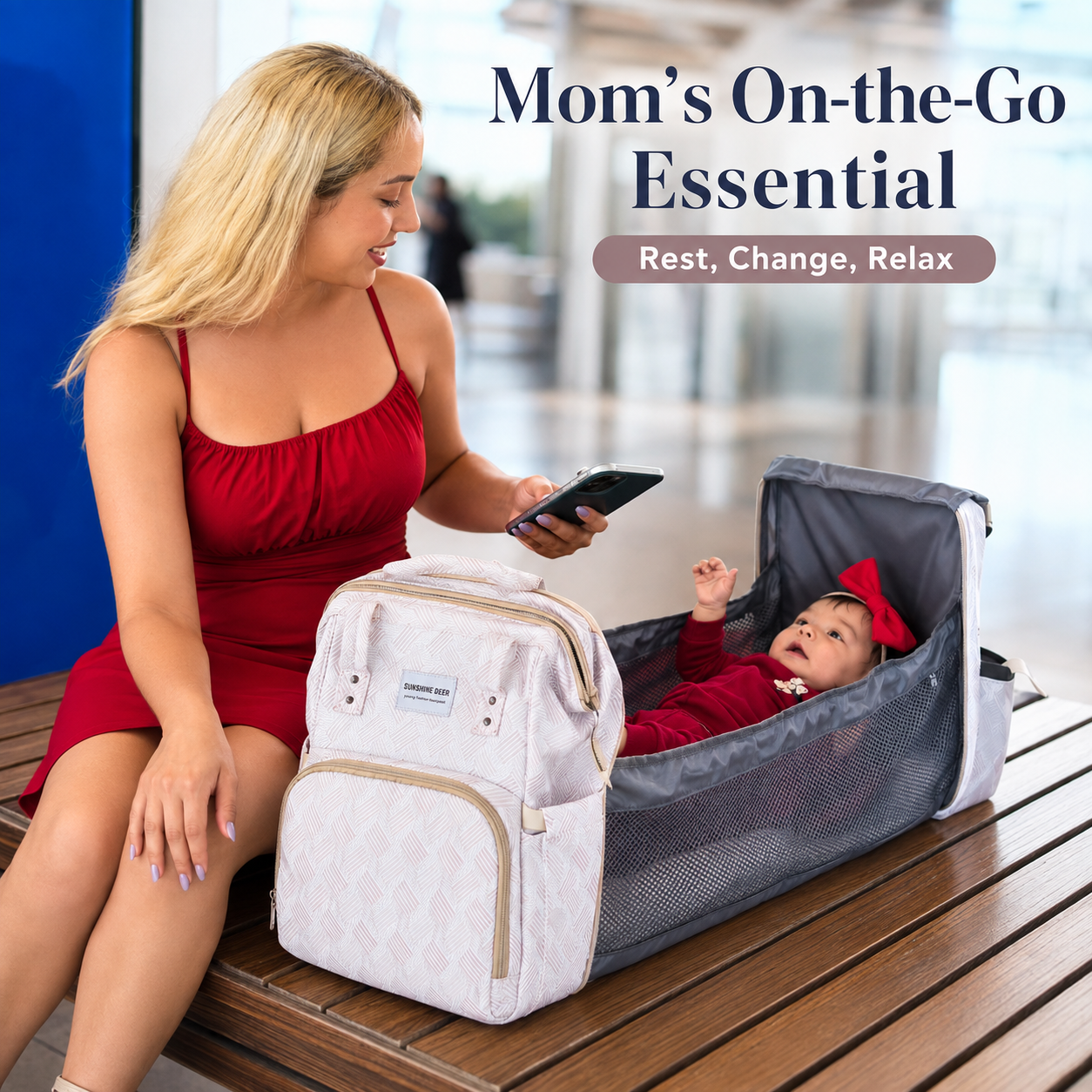 SmartMom™ Foldable Baby Care Bag