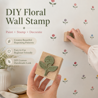 FloralStamp™ – DIY Floral Wall Pattern Creator