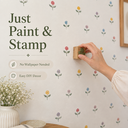 FloralStamp™ – DIY Floral Wall Pattern Creator