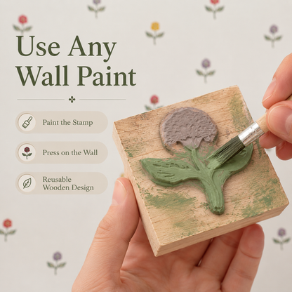 FloralStamp™ – DIY Floral Wall Pattern Creator