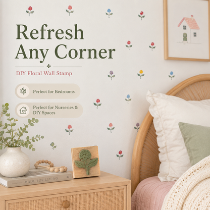 FloralStamp™ – DIY Floral Wall Pattern Creator