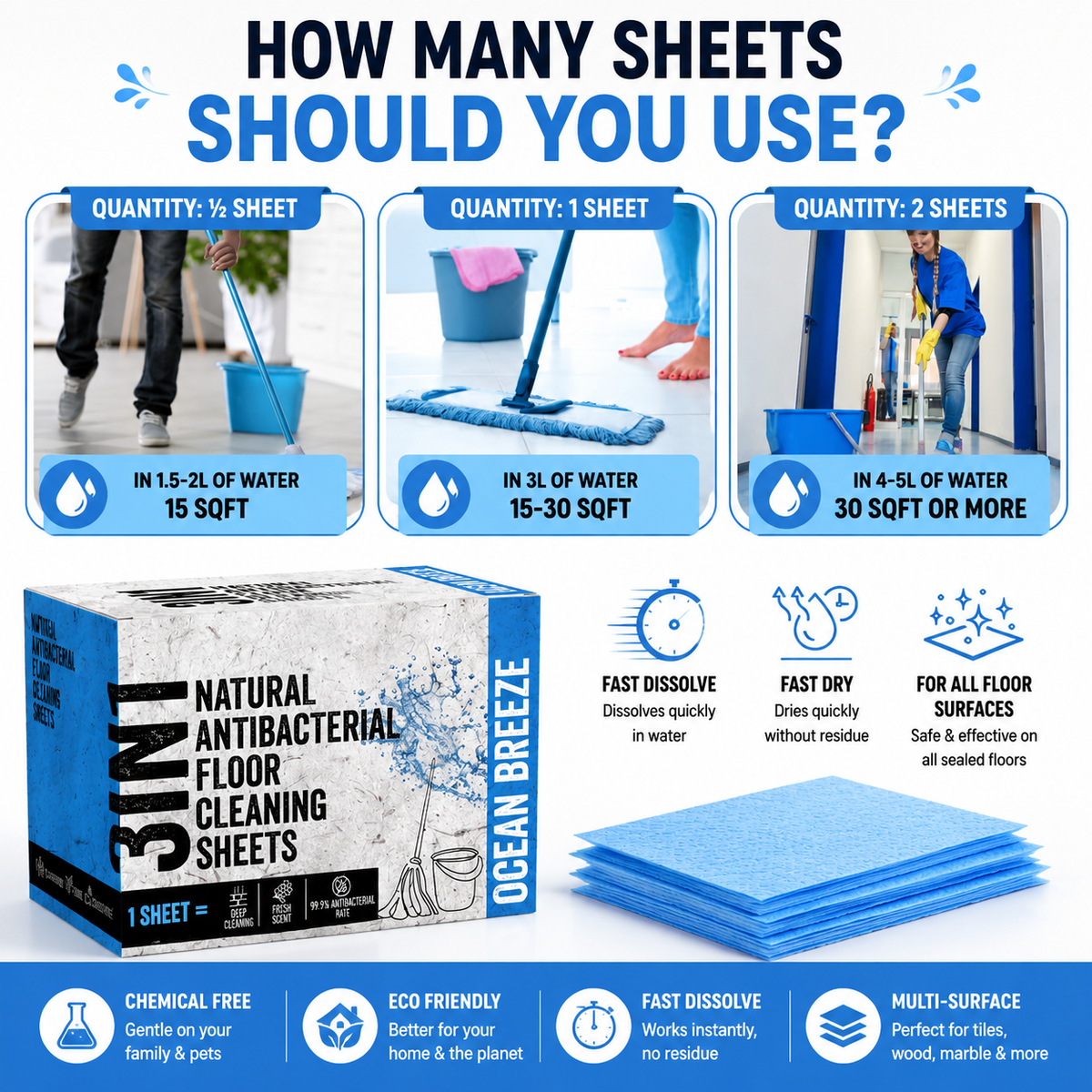 🏠 Smart Floor Cleaning Tablets – Instant Cleaning Solution 100% Effective
