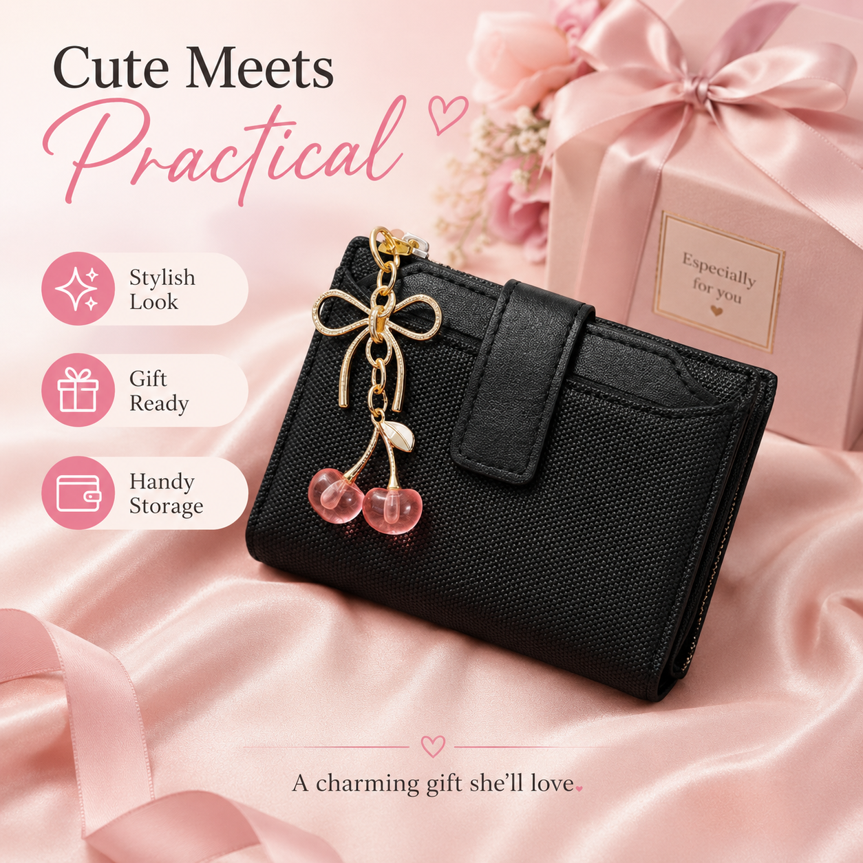 Cherry Charm Bag