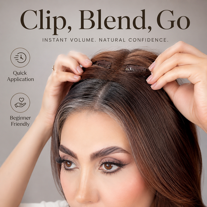 Natural Volume 3-Clip Hair Topper
