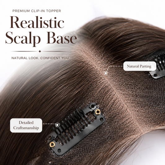 Natural Volume 3-Clip Hair Topper