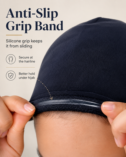 SecureFit Ear-Hold Hijab Undercap