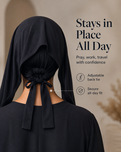 SecureFit Ear-Hold Hijab Undercap