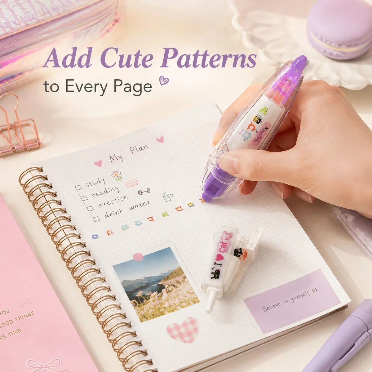 DIY Decorative Tape Pen | Scrapbook & Journal Craft Tape