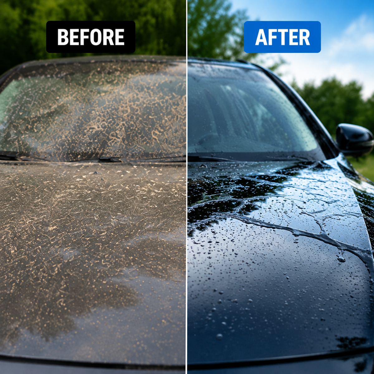 2 in 1 Microfiber Water Cleaning Car Duster